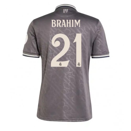 Fotballdrakt Herre Real Madrid Brahim Diaz #21 Tredjedrakt 2024-25 Kortermet